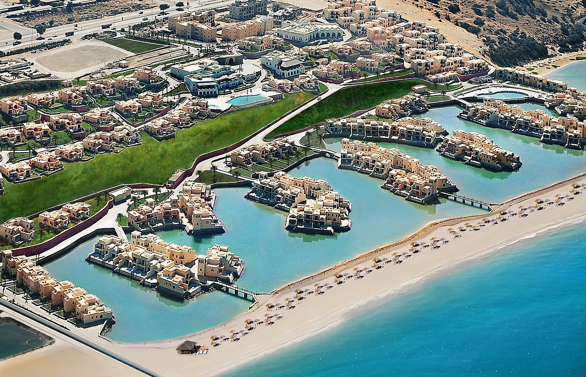 the cove rotana aerial 1